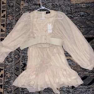 Vici exclusive Cream Dress